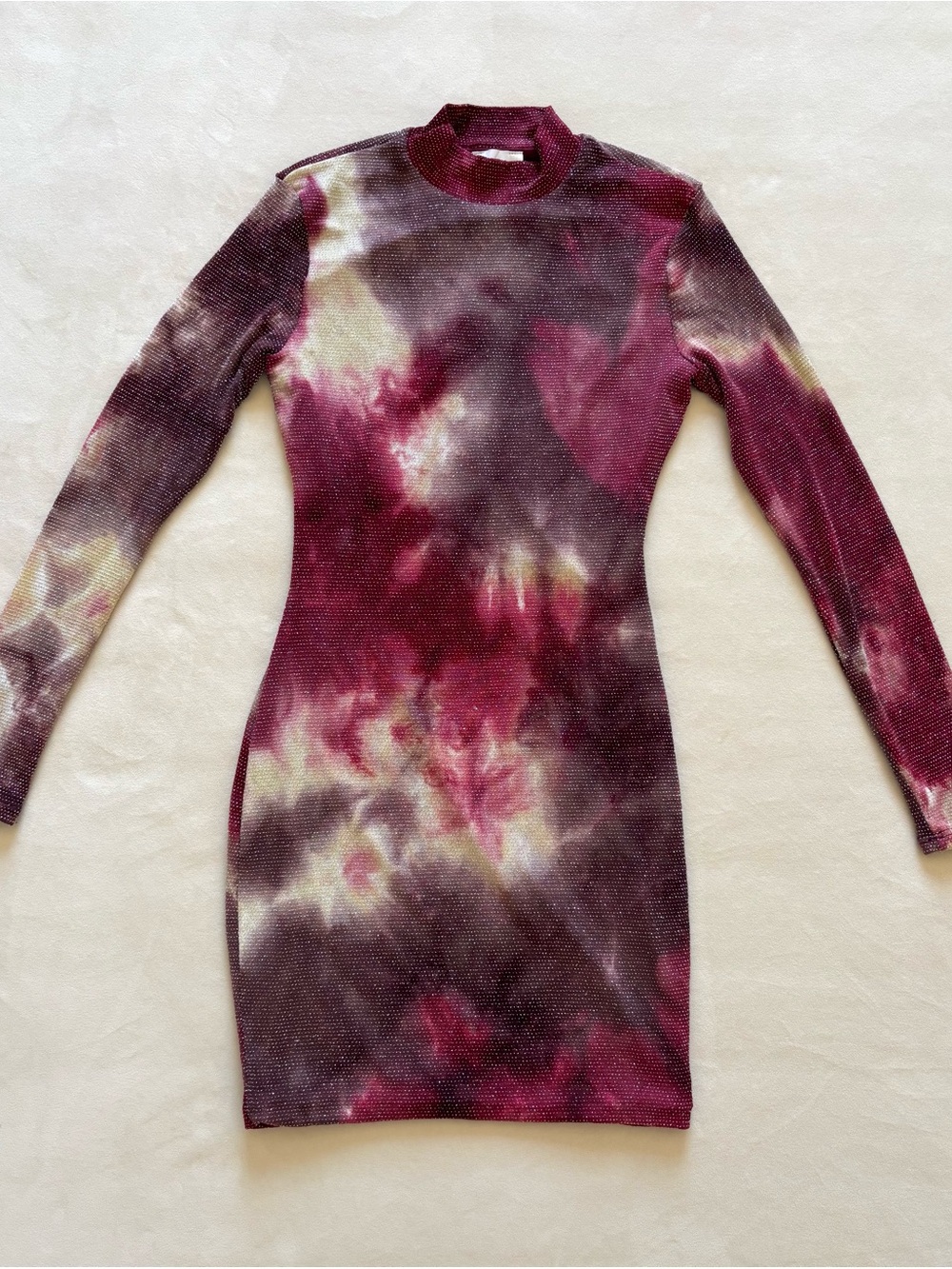 Burgundy dark feminine bodycon dress